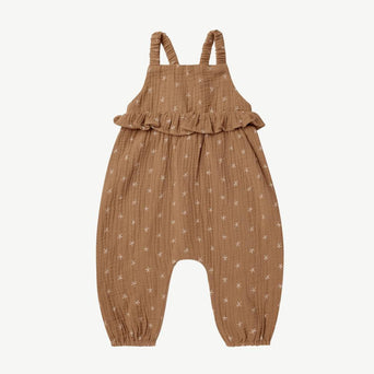 Rylee + Cru - Kinsley Jumpsuit aus Baumwolle in Braun - 3-6 Monate - 785708435629 - littlehipstar.com