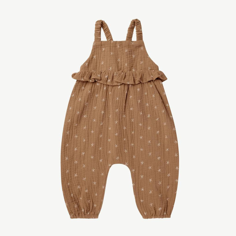 Rylee + Cru - Kinsley Jumpsuit aus Baumwolle in Braun - 3-6 Monate - 785708435629 - littlehipstar.com