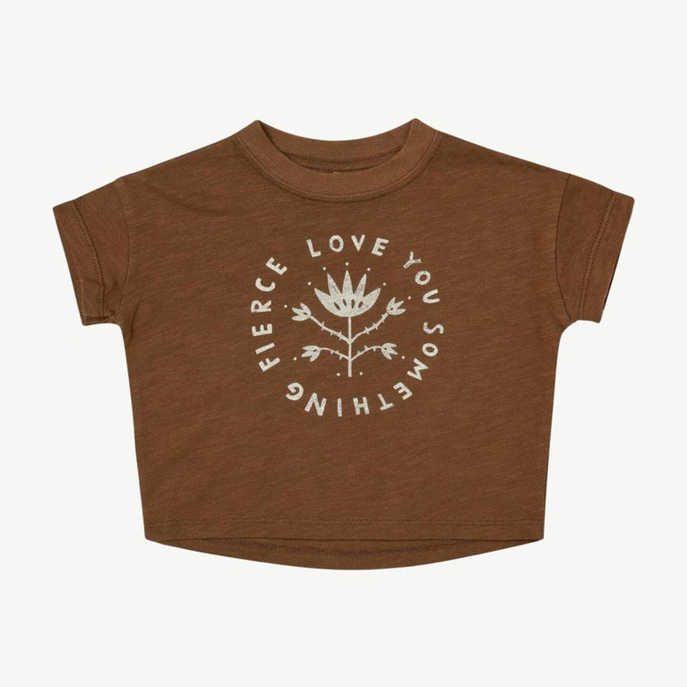 Rylee + Cru - Love You Shirt aus Baumwolle in Braun - 2-3 Jahre - 785708401587 - littlehipstar.com
