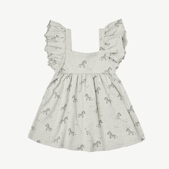 Rylee + Cru - Mariposa Kleid aus Baumwolle in Grau - 6-12 Monate - 785708426986 - littlehipstar.com