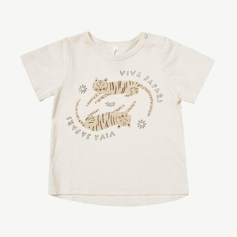 Rylee + Cru - Viva Safari T-Shirt aus Baumwolle in Creme - 2-3 Jahre - 785708400672 - littlehipstar.com