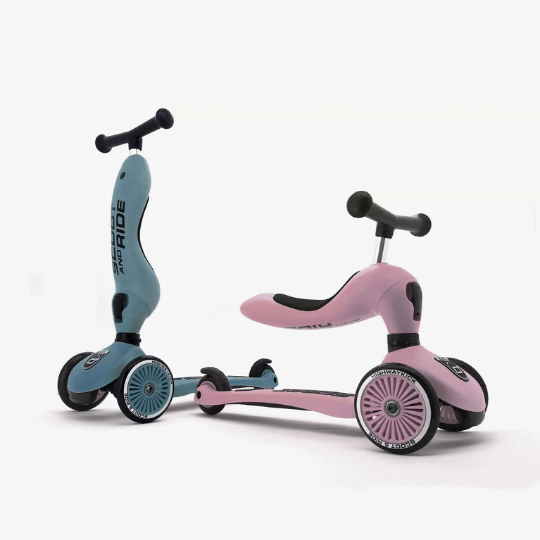 Scoot and Ride - 2in1 Kickboard Highwaykick 1 - Rose - 4897033962704 - littlehipstar.com