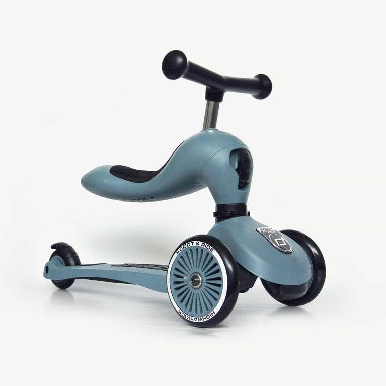 Scoot and Ride - 2in1 Kickboard Highwaykick 1 - Steel - 4897033962711 - littlehipstar.com