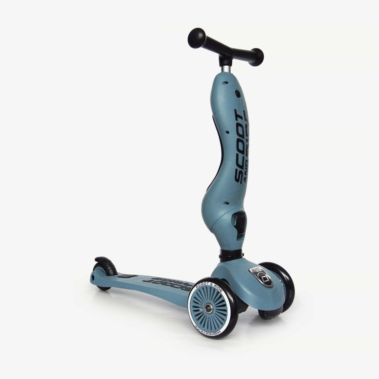 Scoot and Ride - 2in1 Kickboard Highwaykick 1 - Steel - 4897033962711 - littlehipstar.com
