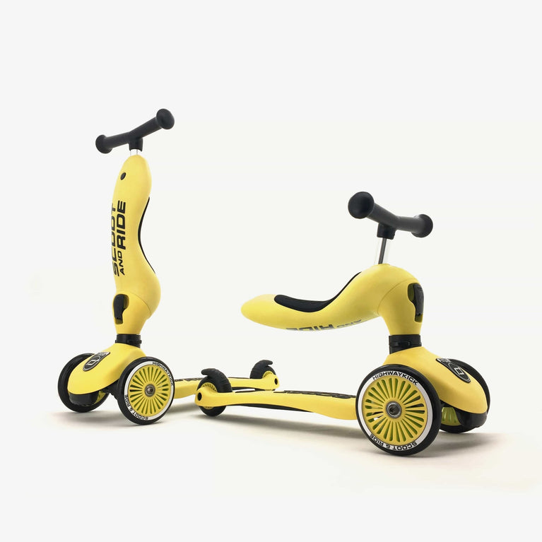 Scoot and Ride - 2in1 Kickboard Highwaykick 1 - Lemon - 4897033963541 - littlehipstar.com