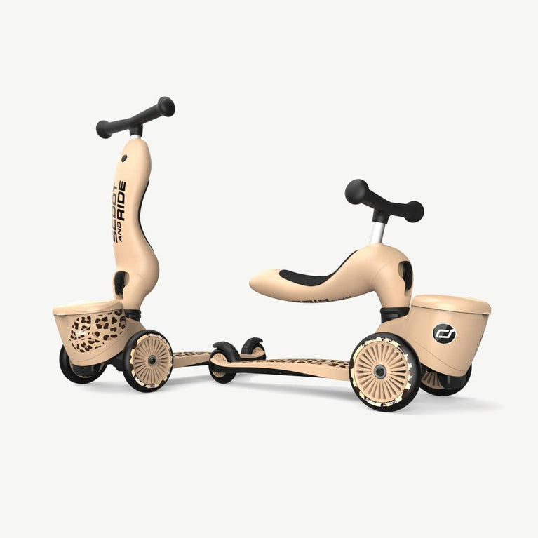 Scoot and Ride - 2in1 Kickboard Highwaykick 1 Lifestyle - Leopard - 4897033966078 - littlehipstar.com