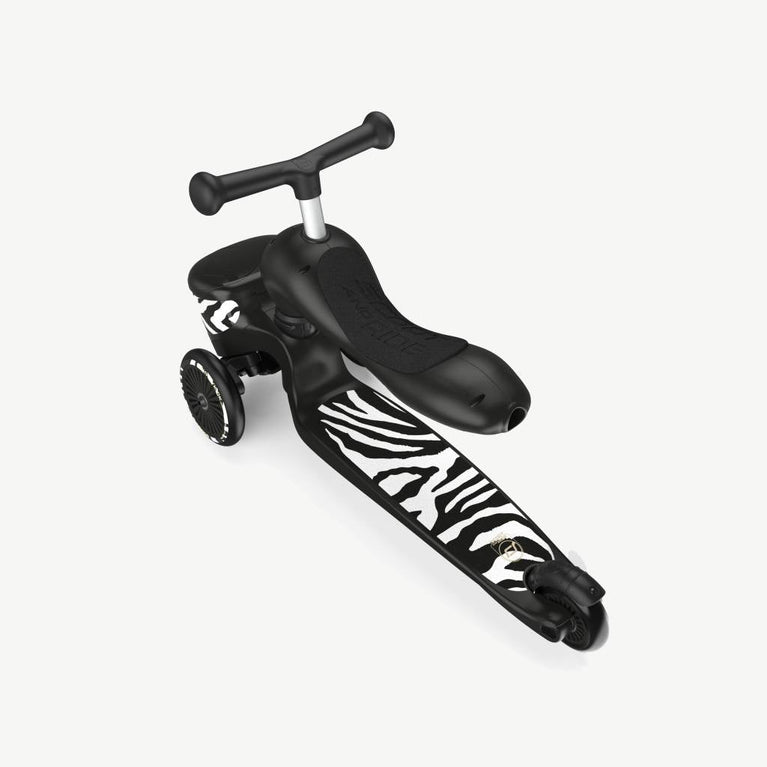 Scoot and Ride - 2in1 Kickboard Highwaykick 1 Lifestyle - Zebra - 4897033966061 - littlehipstar.com