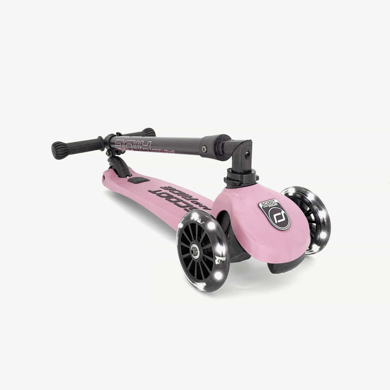 Scoot and Ride - Kickboard Highwaykick 3 LED - Rose - 4897033963466 - littlehipstar.com
