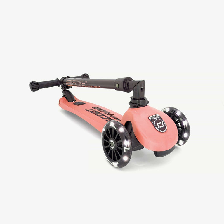 Scoot and Ride - Kickboard Highwaykick 3 LED - Peach - 4897033963572 - littlehipstar.com