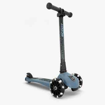 Scoot and Ride - Kickboard Highwaykick 3 LED - Steel - 4897033963473 - littlehipstar.com
