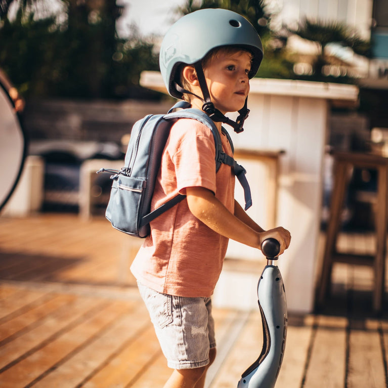 Scoot and Ride - Kinder Rucksack aus recyceltem Material - Steel - 4897033964456 - littlehipstar.com