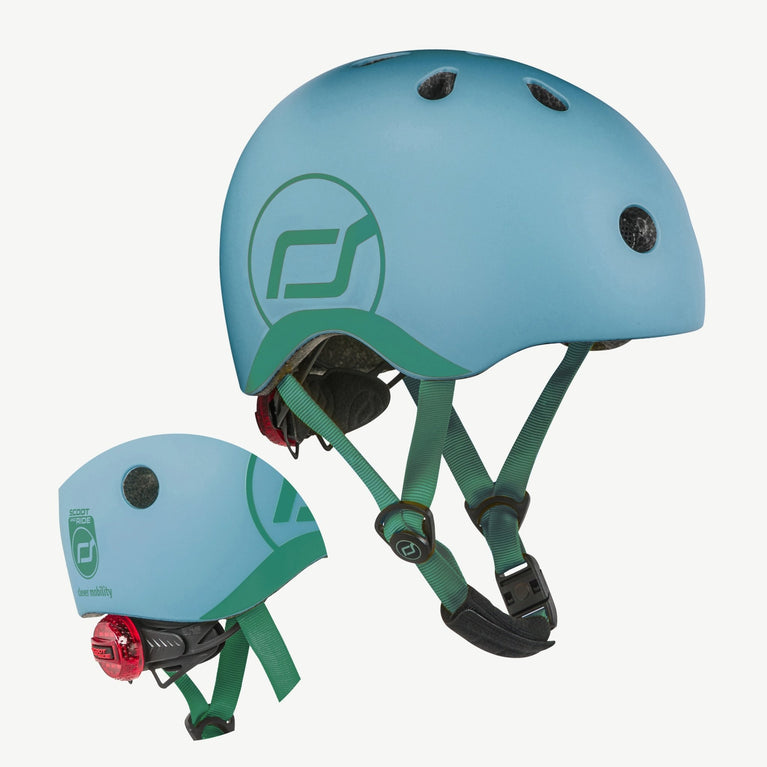Scoot and Ride - LED-Fahrradhelm Baby - XXS-S - Forest - 4897033963619 - littlehipstar.com