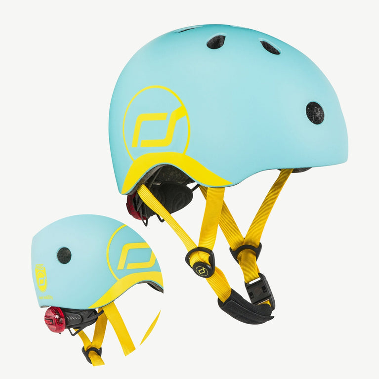 Scoot and Ride - LED-Fahrradhelm Baby - XXS-S - Blueberry - 4897033963886 - littlehipstar.com
