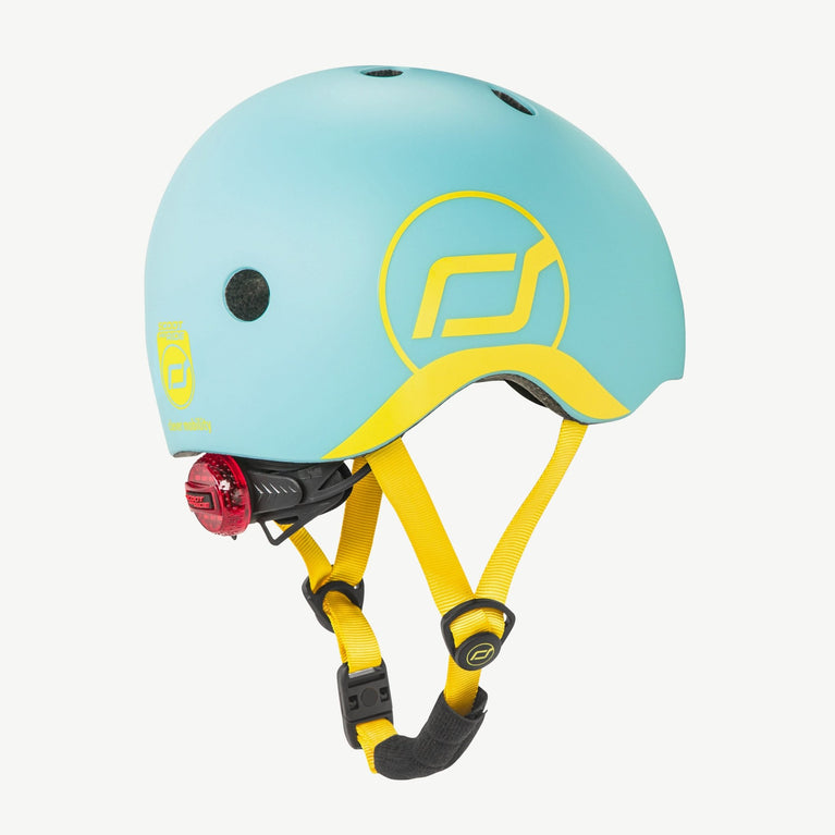 Scoot and Ride - LED-Fahrradhelm Baby - XXS-S - Blueberry - 4897033963886 - littlehipstar.com