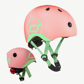 Scoot and Ride - LED-Fahrradhelm Baby - XXS-S - Steel - 4897033963220 - littlehipstar.com