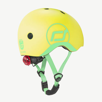 Scoot and Ride - LED-Fahrradhelm Baby - XXS-S - Steel - 4897033963220 - littlehipstar.com