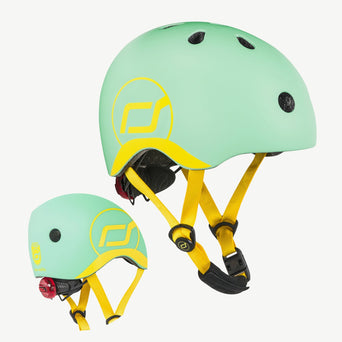 Scoot and Ride - LED-Fahrradhelm Baby - XXS-S - Steel - 4897033963220 - littlehipstar.com