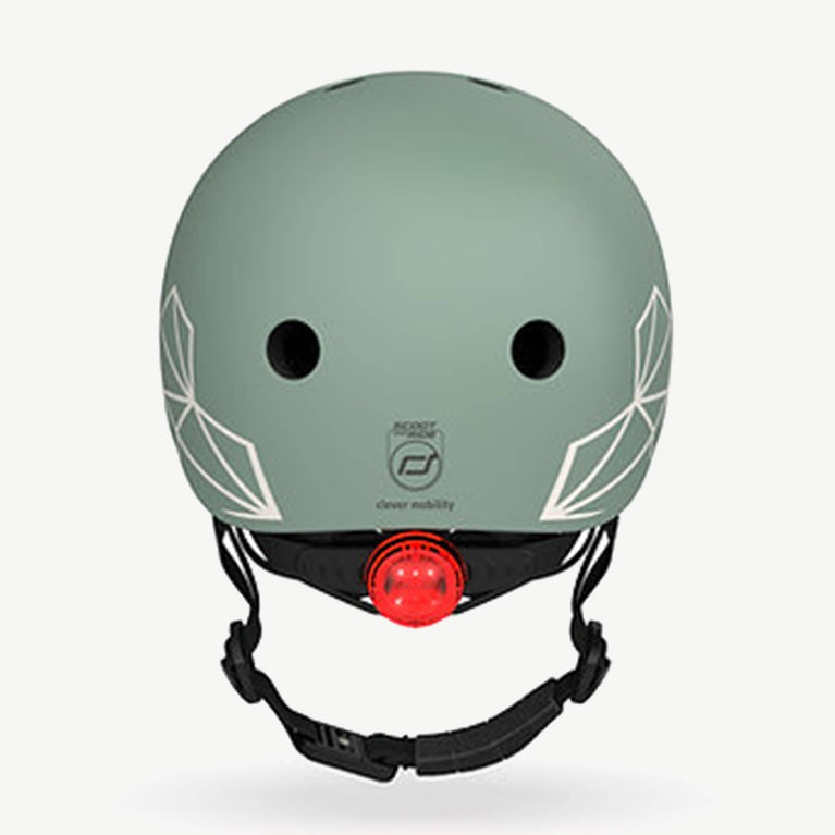 Scoot and Ride - LED-Fahrradhelm Baby - XXS-S - Lines - Grün - 4897033965620 - littlehipstar.com