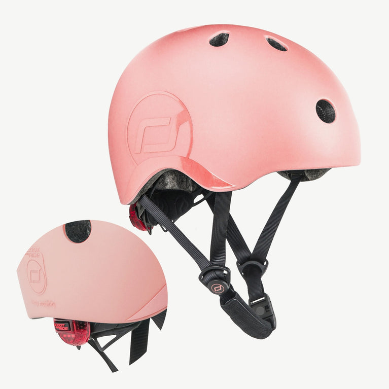 Scoot and Ride - LED-Fahrradhelm Kids - S-M - Peach - 4897033963633 - littlehipstar.com