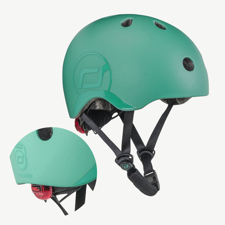 Scoot and Ride - LED-Fahrradhelm Kids - S-M - Forest - 4897033963664 - littlehipstar.com