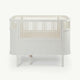 Sebra - Baby & Junior Ausziehbares Baby- & Kinderbett aus Holz inkl. Matratze - Weiß - 5704680056641f - littlehipstar.com