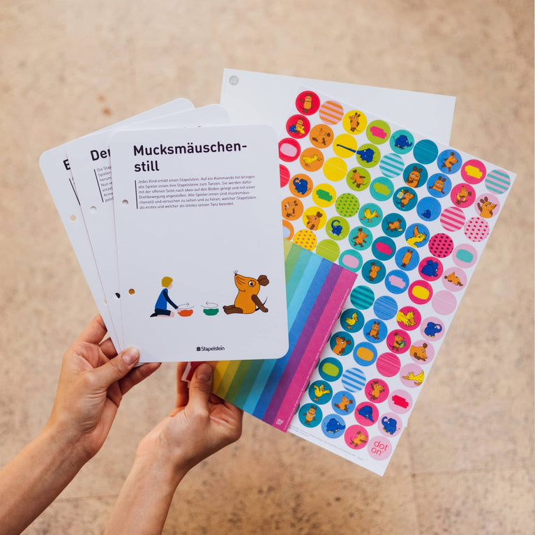 Stapelstein - Limited Edition: Stapelstein Colors Die Maus - 3er-Set mit Zubehör Stapelstein - 4260607083103 - littlehipstar.com