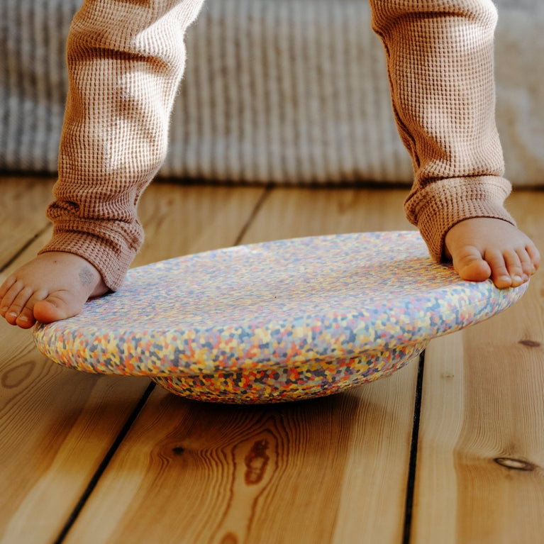 Stapelstein - Stapelstein Balance Board Single - Confetti Pastel NEW - 4260607084827 - littlehipstar.com