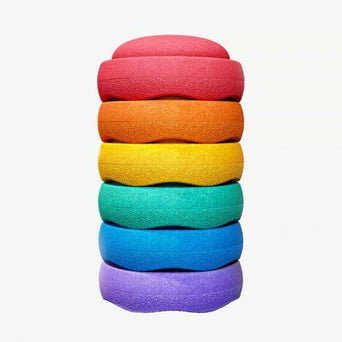 Stapelstein - Stapelstein Rainbow Basic - 6er-Set - - littlehipstar.com