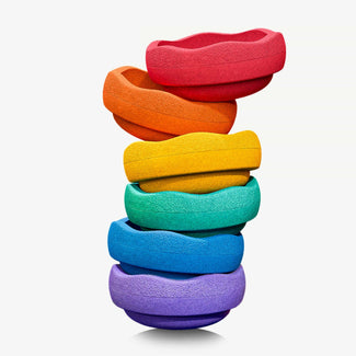 Stapelstein - Stapelstein Rainbow Basic - New Violet Edition - 6er-Set Stapelstein - 4260607082304 - littlehipstar.com