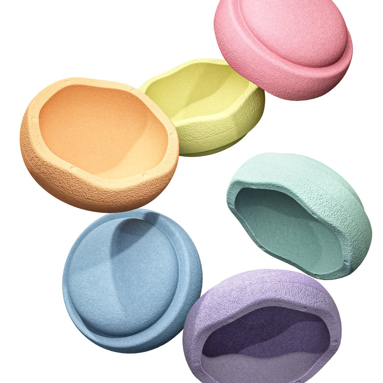 Stapelstein - Stapelstein Rainbow Pastel - 6er-Set NEW - 4260607084803 - littlehipstar.com