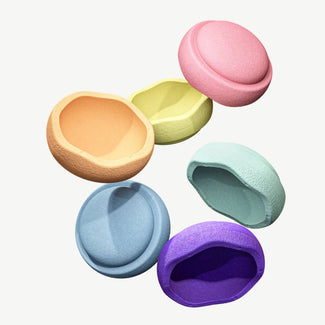 Stapelstein - Stapelstein Rainbow Pastel - 6er-Set Stapelstein_Set_6 - 4260607083196 - littlehipstar.com