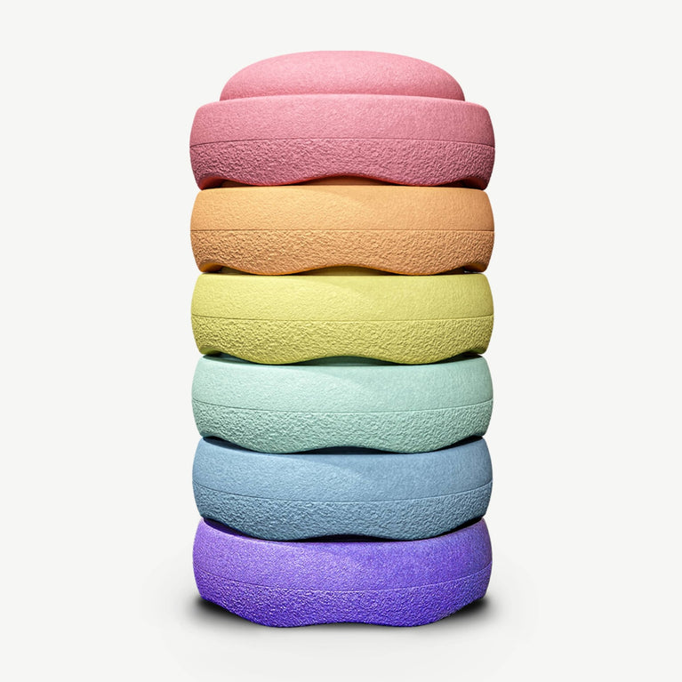 Stapelstein - Stapelstein Rainbow Pastel - 6er-Set Stapelstein_Set_6 - 4260607083196 - littlehipstar.com