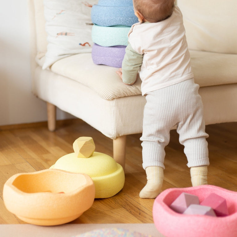 Stapelstein - Stapelstein Rainbow Pastel Bundle 6+1 NEW - 4260607084834 - littlehipstar.com