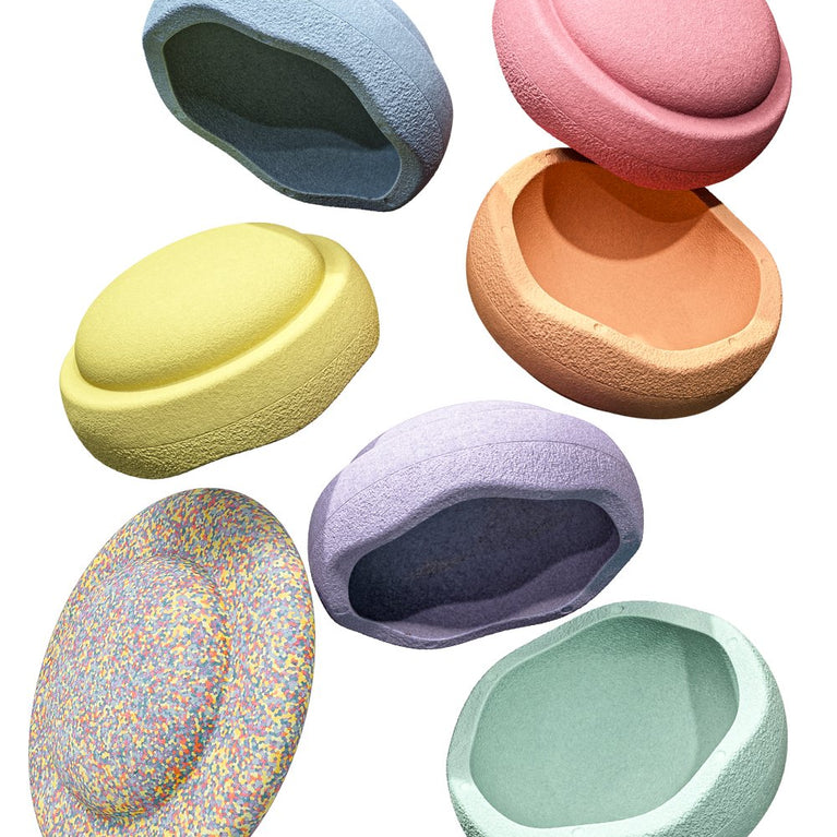 Stapelstein - Stapelstein Rainbow Pastel Bundle 6+1 NEW - 4260607084834 - littlehipstar.com