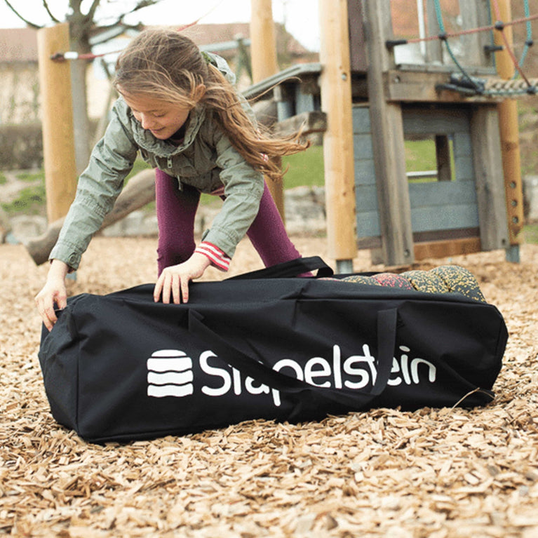 Stapelstein - Tragetasche/Rucksack in Schwarz Schwarz - 4260607081871 - littlehipstar.com