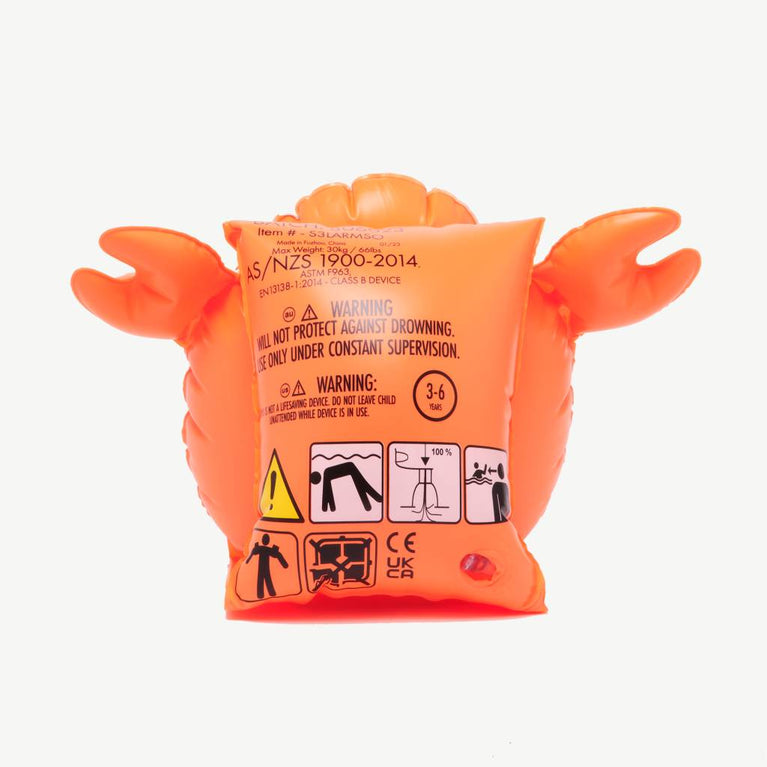 BuddySchwimmflügel Sonny the Sea Creature in Neon Orange