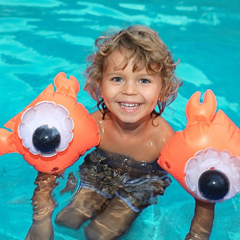 BuddySchwimmflügel Sonny the Sea Creature in Neon Orange