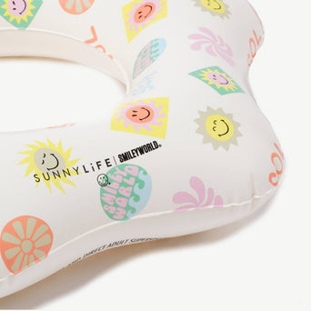 Sunnylife - Kiddy Schwimmring Smiley World Sol Sea - 9339296063064 - littlehipstar.com