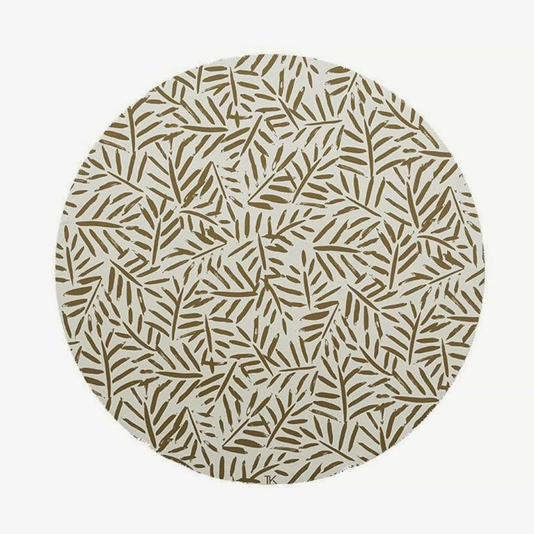 Bodenmatte Prettier Splat Mat - Ocean Leaves Series - Ø 105 cm