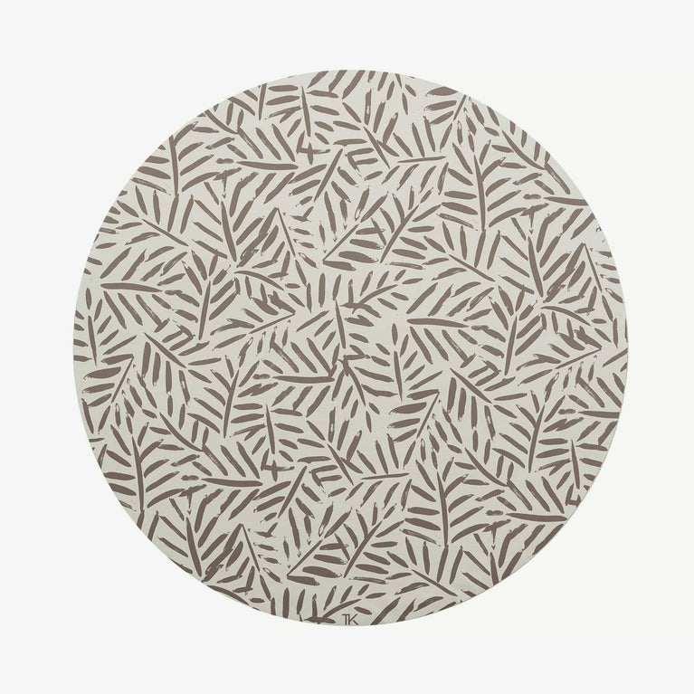 Bodenmatte Prettier Splat Mat - Ocean Leaves Series - Ø 105 cm