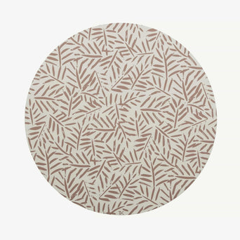 Bodenmatte Prettier Splat Mat - Ocean Leaves Series - Ø 105 cm