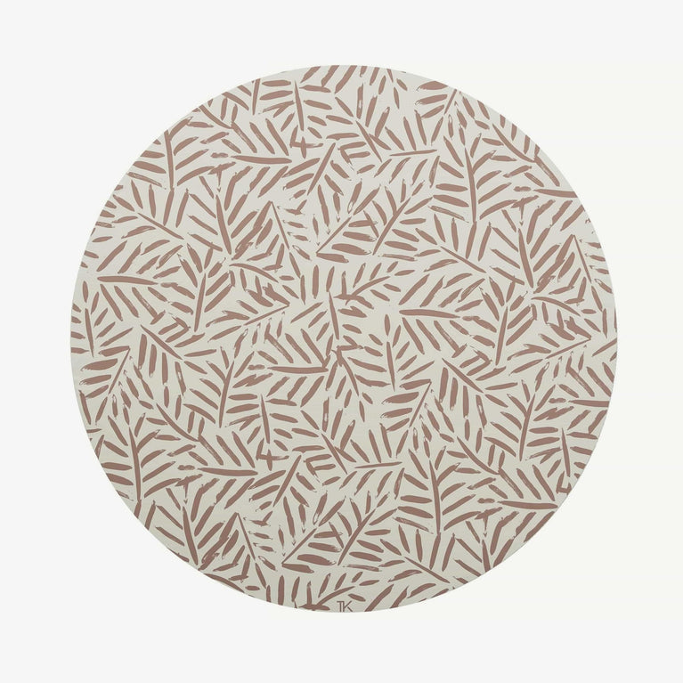 Bodenmatte Prettier Splat Mat - Ocean Leaves Series - Ø 105 cm