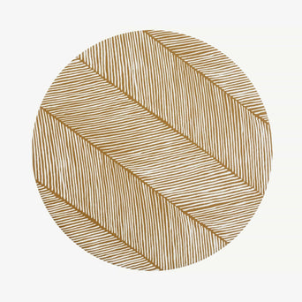 Bodenmatte Prettier Splat Mat - Sandy Lines Series - Ø 105 cm