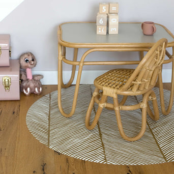 Bodenmatte Prettier Splat Mat - Sandy Lines Series - Ø 105 cm