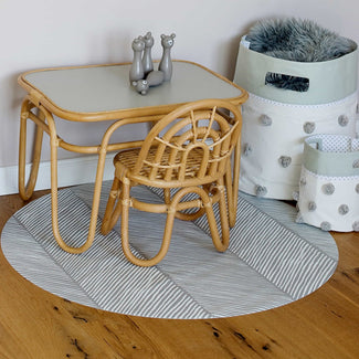 Bodenmatte Prettier Splat Mat - Sandy Lines Series - Ø 105 cm