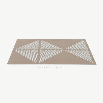 toddlekind - Spielmatte Prettier Playmats - Sandy Lines Series - 120 x 180 cm - Stone - 4260620339065 - littlehipstar.com