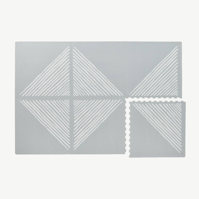 toddlekind - Spielmatte Prettier Playmats - Sandy Lines Series - 120 x 180 cm - Stone - 4260620339065 - littlehipstar.com