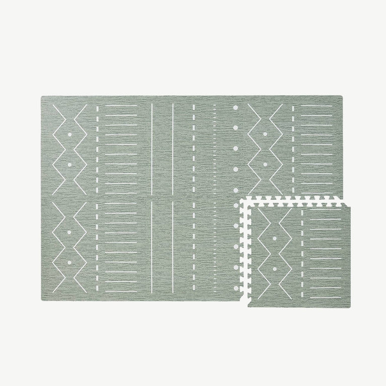 toddlekind - Spielmatte Prettier Playmats - The Berber Series - 120 x 180 cm - Moss - 4260620338679 - littlehipstar.com