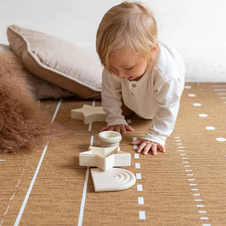 toddlekind - Spielmatte Prettier Playmats - The Berber Series - 120 x 180 cm - Camel - 4260620338693 - littlehipstar.com