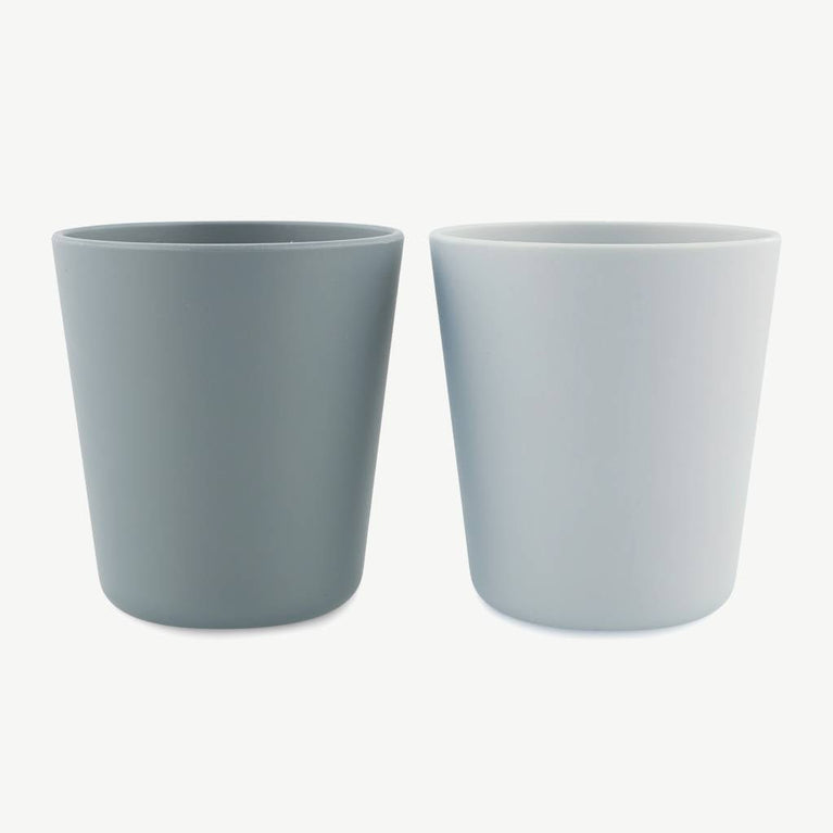 Trixie - Kindergeschirr Becher aus Bio-Kunststoff - 2er-Set - Petrol - 5400858953797 - littlehipstar.com